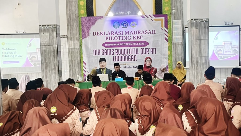 Deklarasi Madrasah Piloting KBC, MA Sains Roudlotul Qur’an Siap Wujudkan Pendidikan Berbasis Cinta