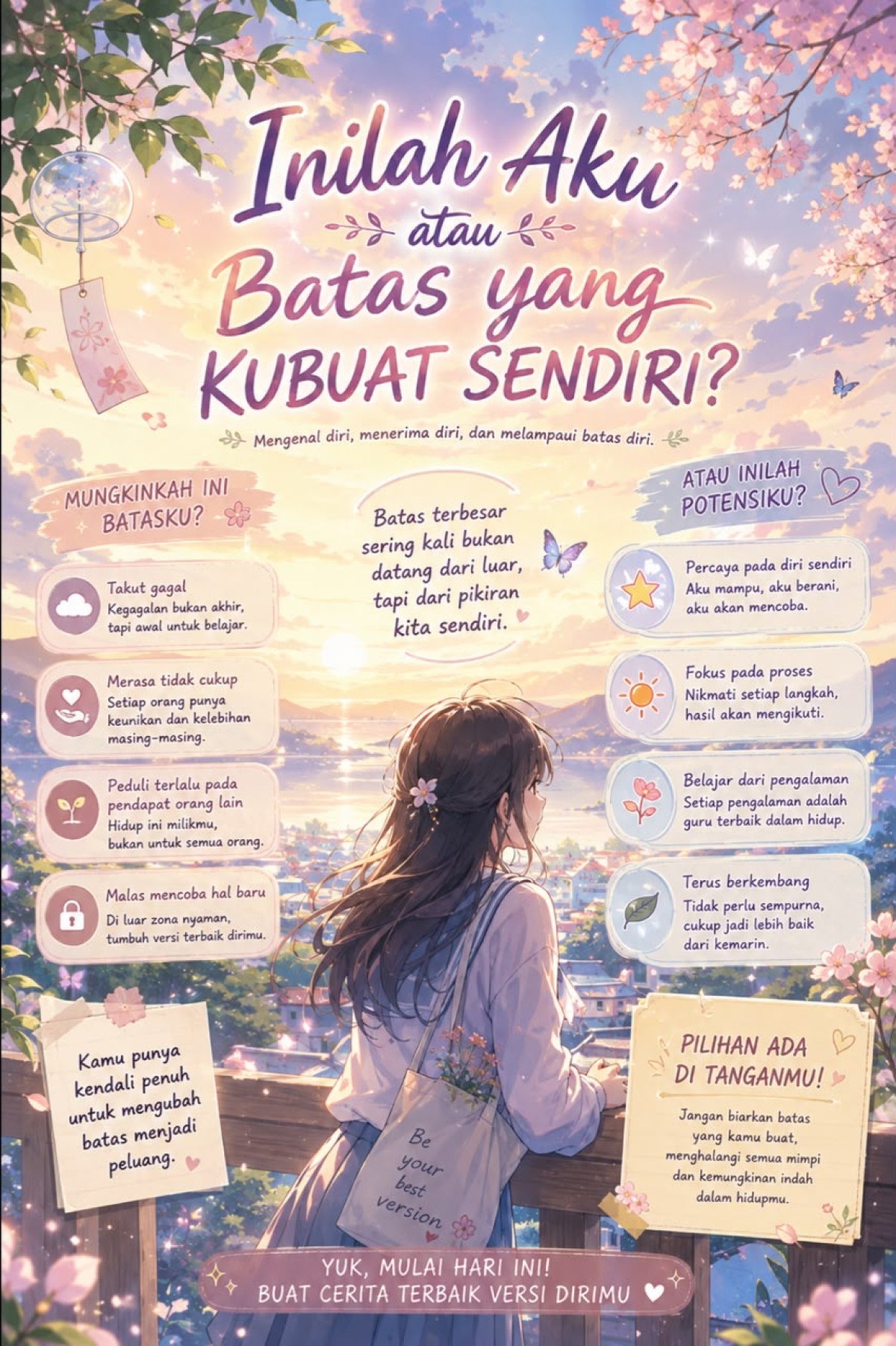 Inilah Aku atau batas yang kubuat sendiri?