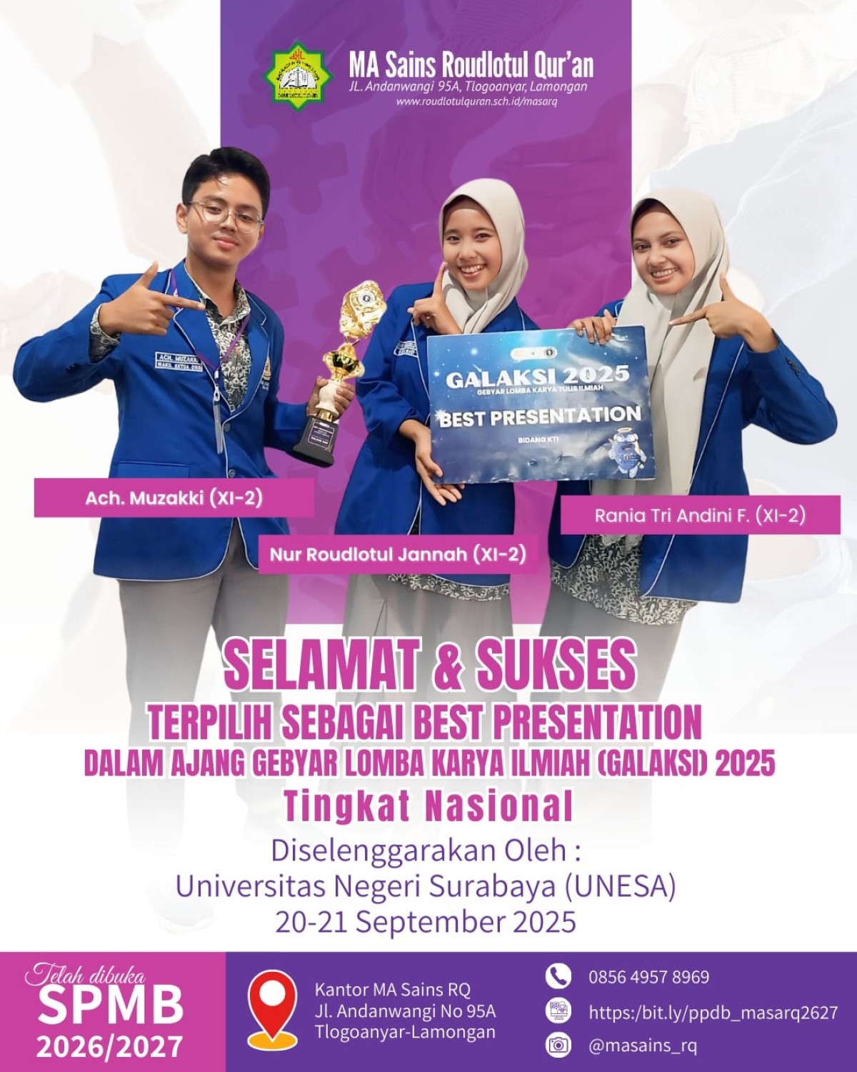 Gebyar Lomba Karya Ilmiah (GALAKSI) 2025